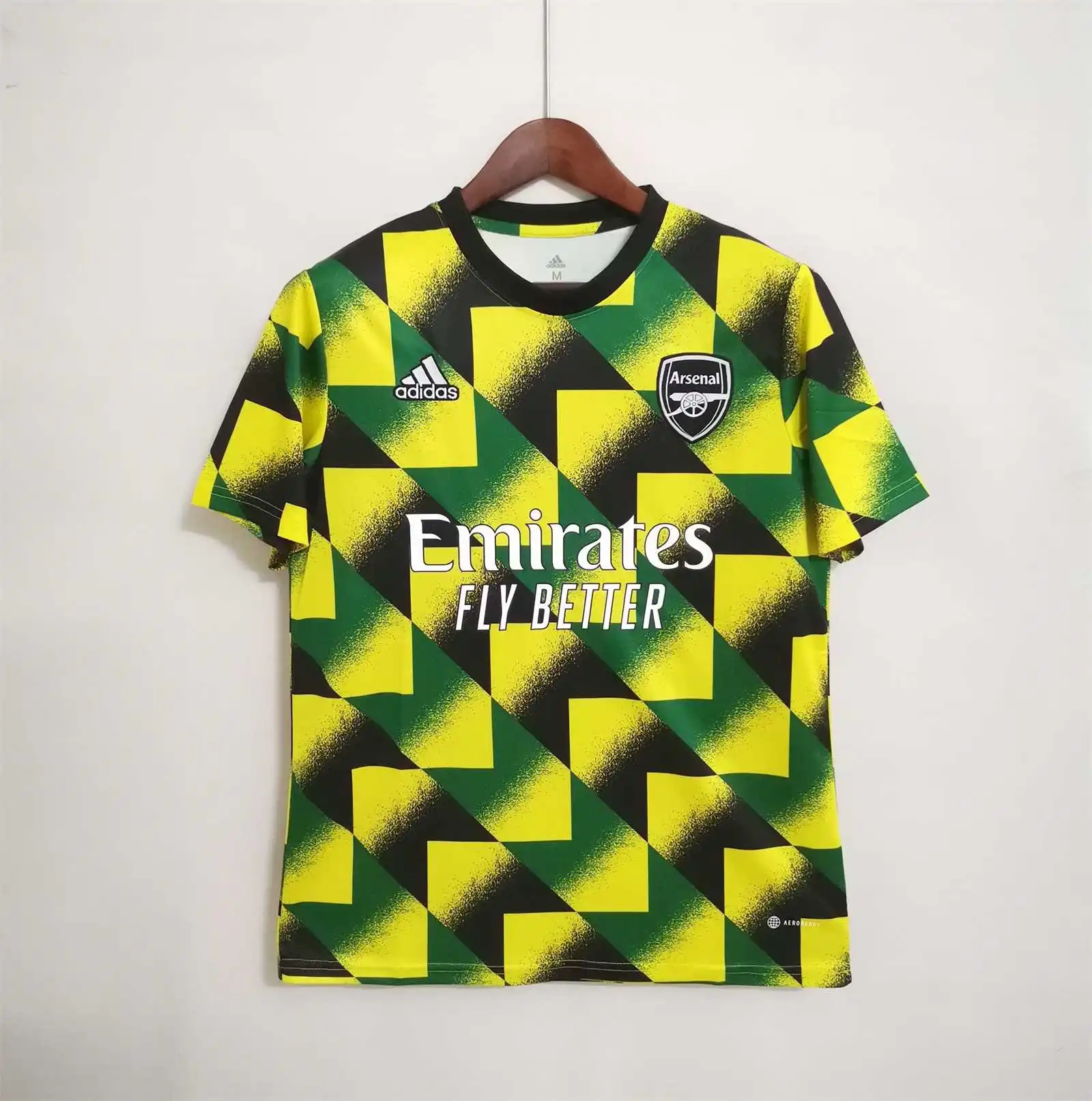 Arsenal Soccer Jersey Pre-Match Custom Shirt 2022/23 - Inspired by Jamaica - ujerseystore