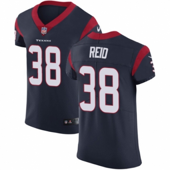Men's Nike Houston Texans #38 Justin Reid Navy Blue Team Color Vapor Untouchable Elite Player NFL Jersey - Ujersey