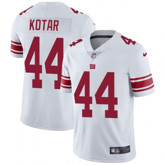 Youth Nike New York Giants #44 Doug Kotar White Vapor Untouchable Elite Player NFL Jersey - Ujersey