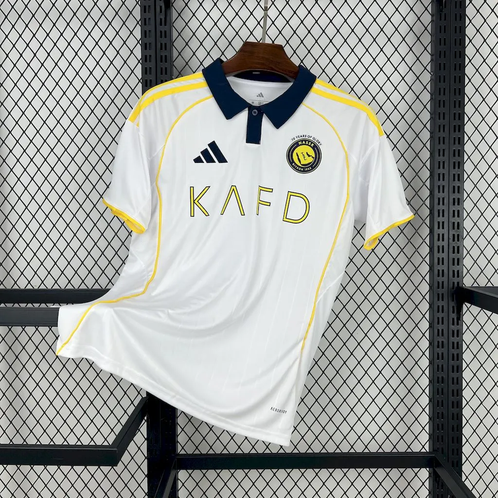 Al Nassr Soccer Jersey Third Away Custom Shirt 2025/26