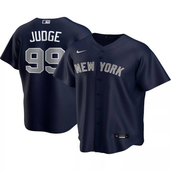 Men's New York Yankees #99 Aaron Judge Navy Stitched Baseball Jersey - Ujersey