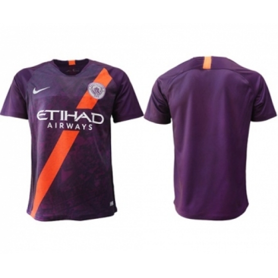 Manchester City Blank Third Soccer Club Jersey