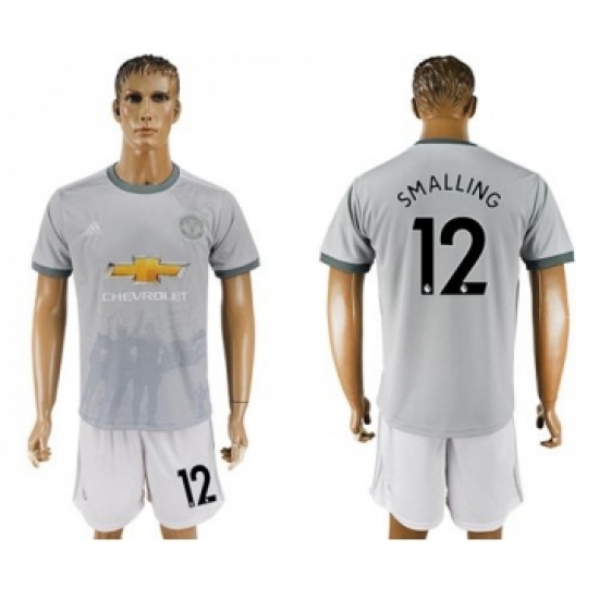 Manchester United #12 Smalling Sec Away Soccer Club Jersey