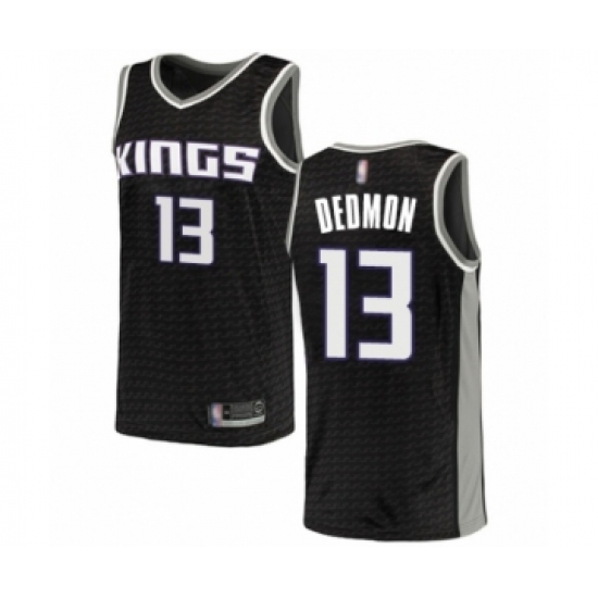 Youth Sacramento Kings #13 Dewayne Dedmon Swingman Black Basketball Jersey Statement Edition - Ujersey