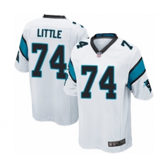 Men's Carolina Panthers #74 Greg Little Game White Football Jersey - Ujersey