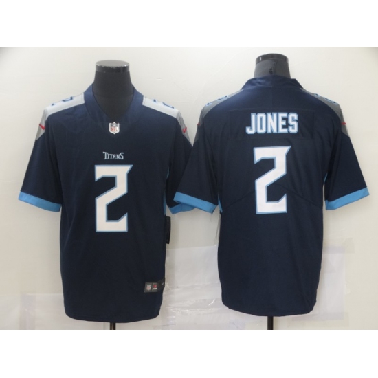 Men's Tennessee Titans #2 Julio Jones Nike Navy Draft First Round Pick Limited Jersey - Ujersey