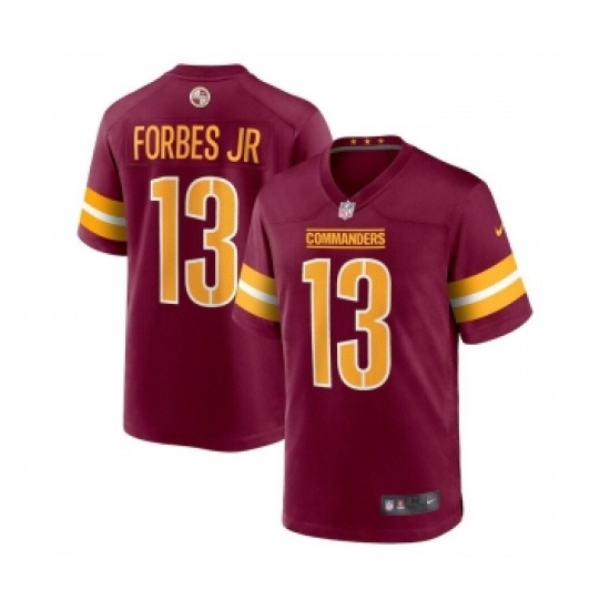 Nike Washington Commanders #13 Emmanuel Forbes Red 2023 NFL Draft Vapor Limited Jersey - Ujersey