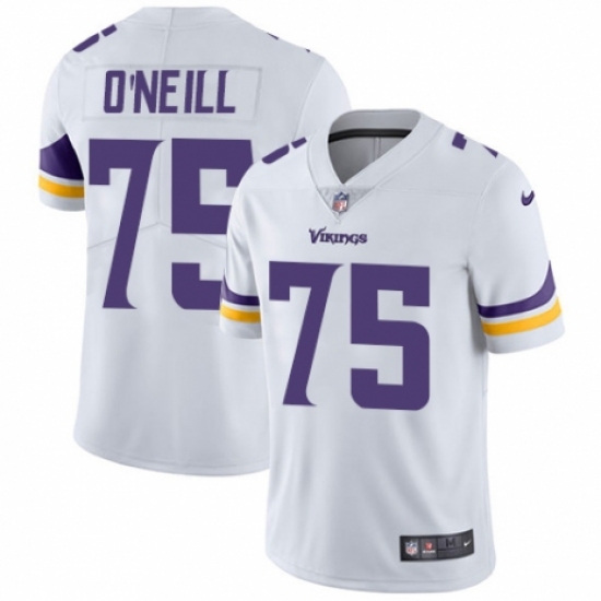 Youth Nike Minnesota Vikings #75 Brian O'Neill White Vapor Untouchable Limited Player NFL Jersey - Ujersey