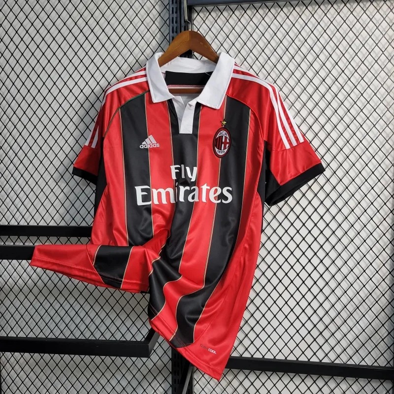 AC Milan Retro Soccer Jersey Home Custom Shirt 2012/13 - ujerseystore
