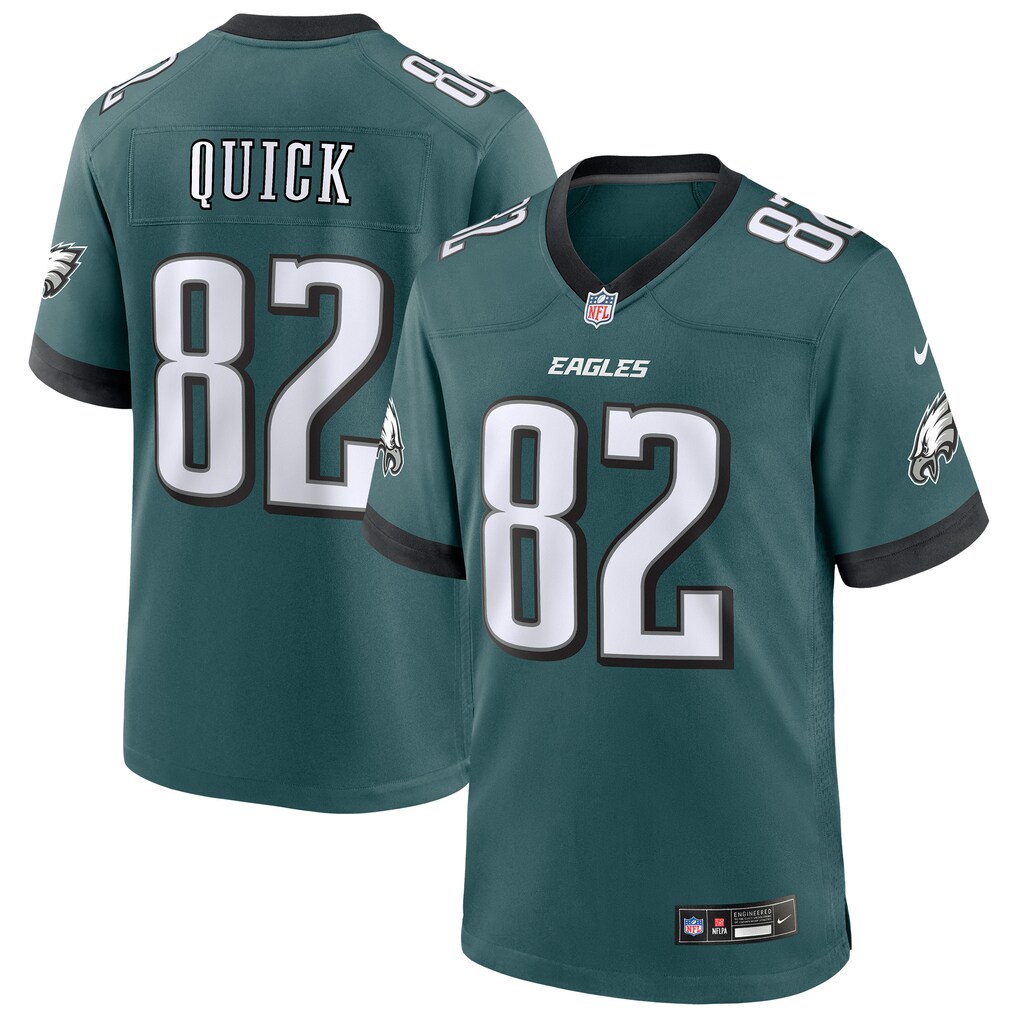 Men's Philadelphia Eagles Mike Quick Nike Midnight Green Team Retired Player Game Jersey
