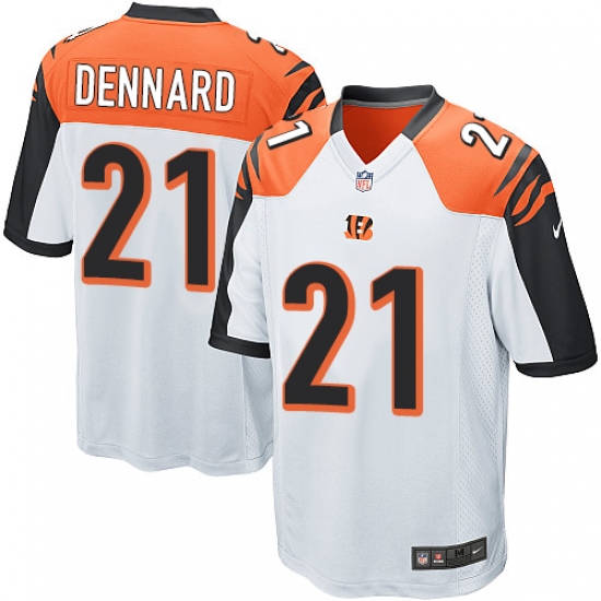 Men's Nike Cincinnati Bengals #21 Darqueze Dennard Game White NFL Jersey - Ujersey