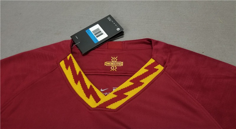 Roma Retro Soccer Jersey Home Custom Shirt 2019/20 - Ujersey