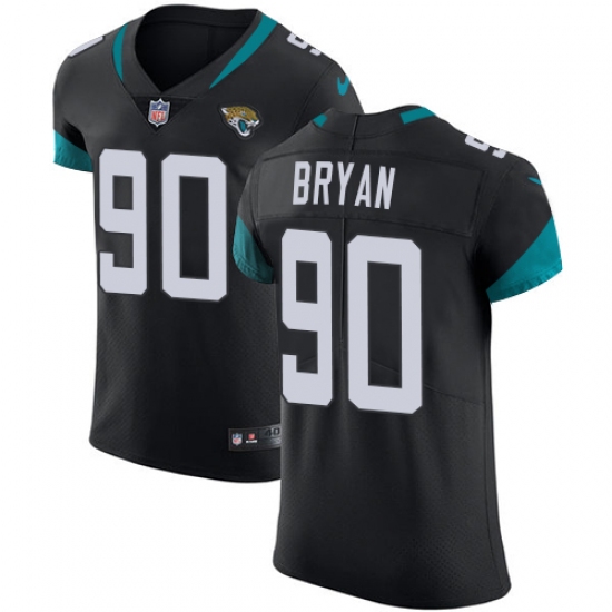 Men's Nike Jacksonville Jaguars #90 Taven Bryan Teal Green Team Color Vapor Untouchable Elite Player NFL Jersey - Ujersey