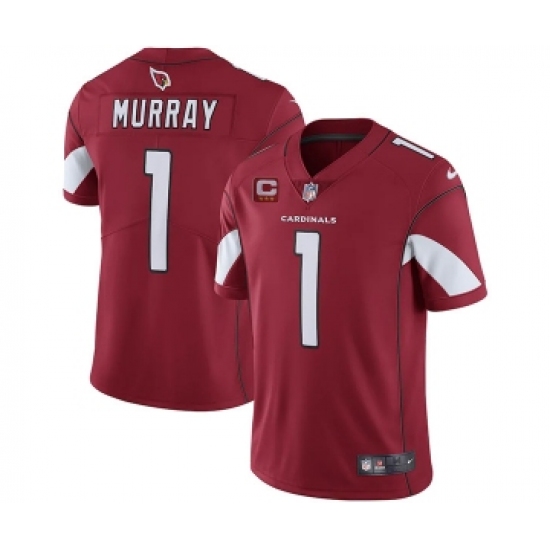 Men's Arizona Cardinals 2022 #1 Kyler Murray Red With 3-star C Patch Vapor Untouchable Limited Stitched NFL Jersey - Ujersey