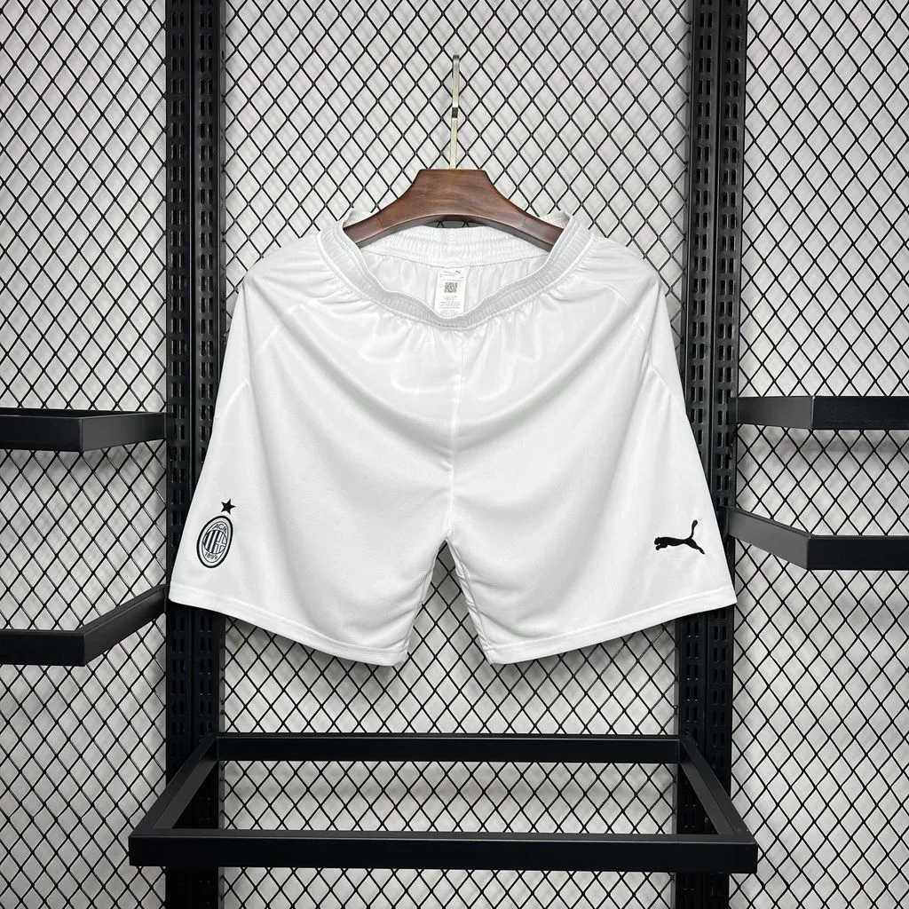 AC Milan Soccer Jersey Away Custom Shorts 2024/25
