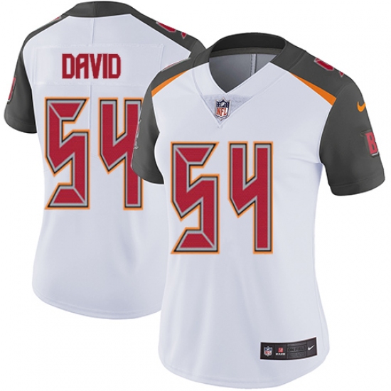 Women's Nike Tampa Bay Buccaneers #54 Lavonte David Elite White NFL Jersey - Ujersey