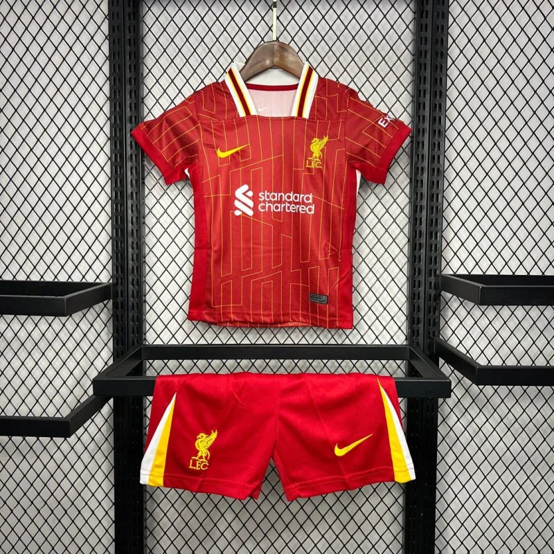 Liverpool Football Jersey Home Kids Kit Jersey+Shorts 2024/25 - U-jersey