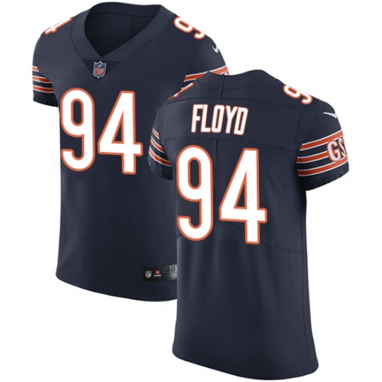 Men's Nike Chicago Bears #94 Leonard Floyd Navy Blue Team Color Vapor Untouchable Elite Player NFL Jersey - Ujersey
