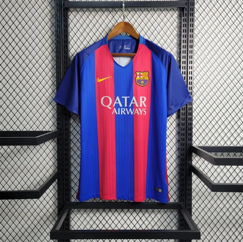 Barcelona Retro Jersey Home Soccer Shirt 2016-17 - U-jersey