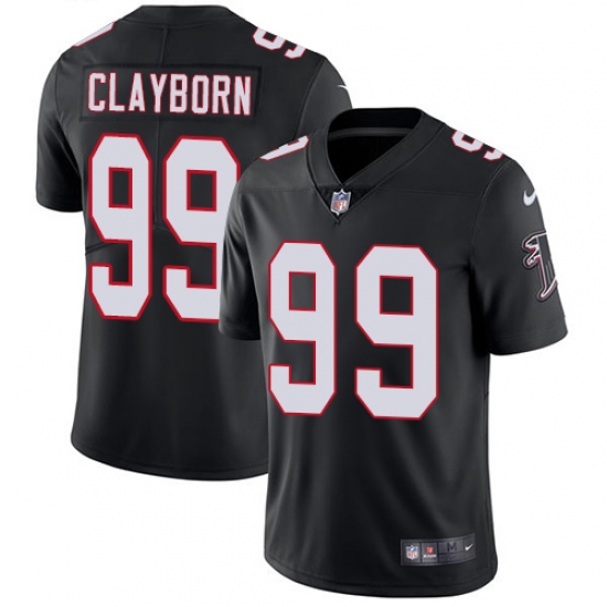 Youth Nike Atlanta Falcons #99 Adrian Clayborn Black Alternate Vapor Untouchable Limited Player NFL Jersey - Ujersey