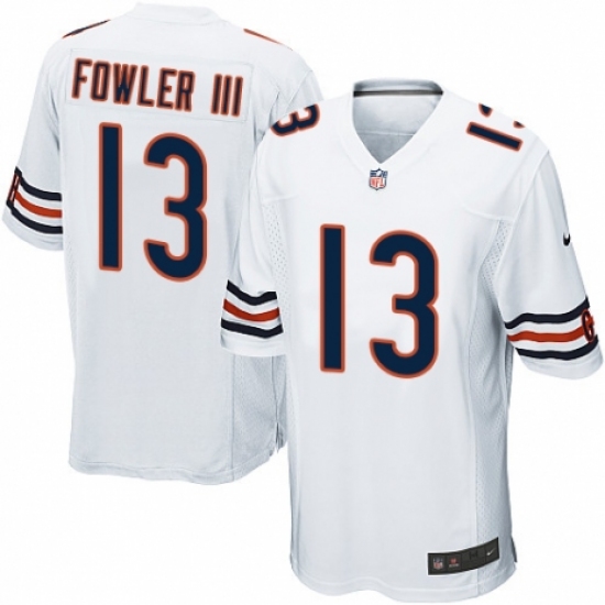 Men's Nike Chicago Bears #13 Bennie Fowler III Game White NFL Jersey - Ujersey