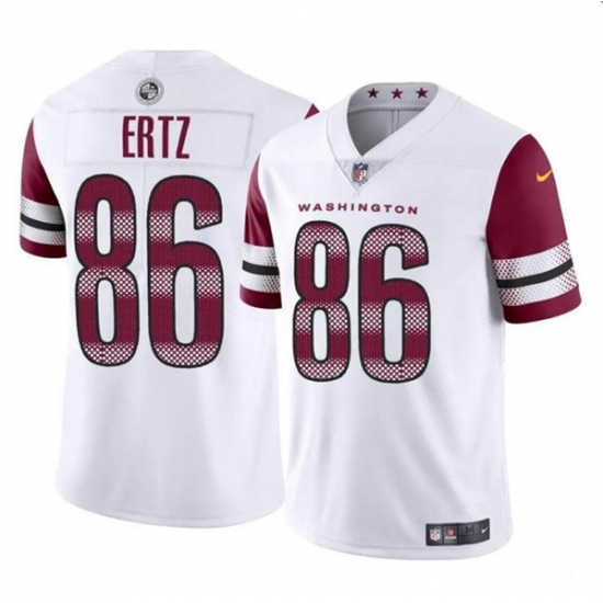 Youth Washington Commanders #86 Zach Ertz White Vapor Limited Stitched Football Jersey - Ujersey