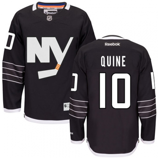 Youth Reebok New York Islanders #10 Alan Quine Premier Black Third NHL Jersey - Ujersey