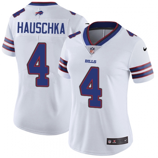 Women's Nike Buffalo Bills #4 Stephen Hauschka White Vapor Untouchable Limited Player NFL Jersey - Ujersey