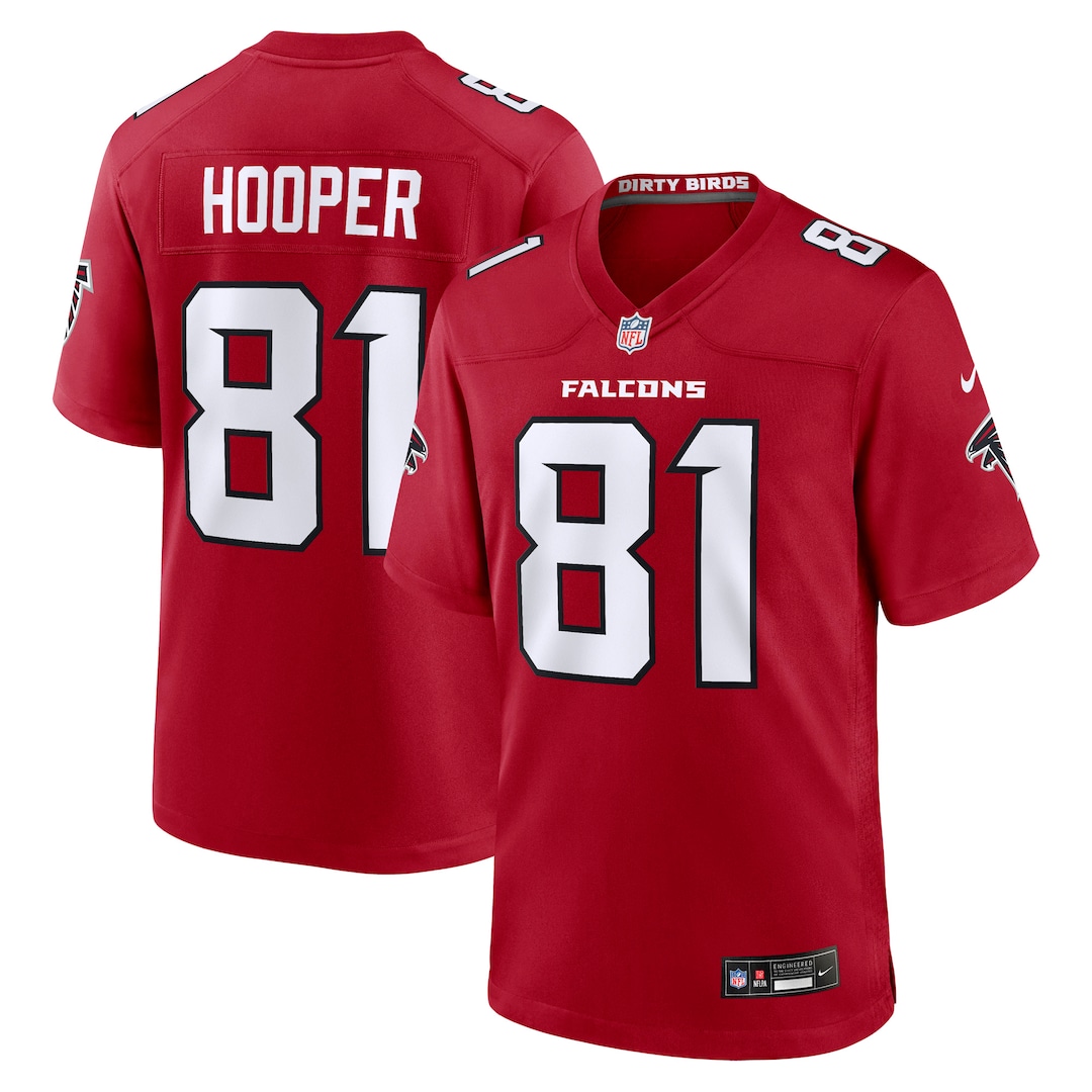 Men's Atlanta Falcons Austin Hooper Nike Red Team Game Jersey - Ujersey