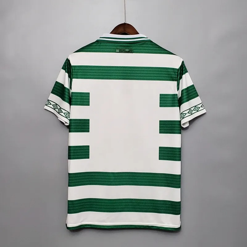 Celtic Retro Soccer Jersey Home Custom Shirt 1998/99 - ujerseystore