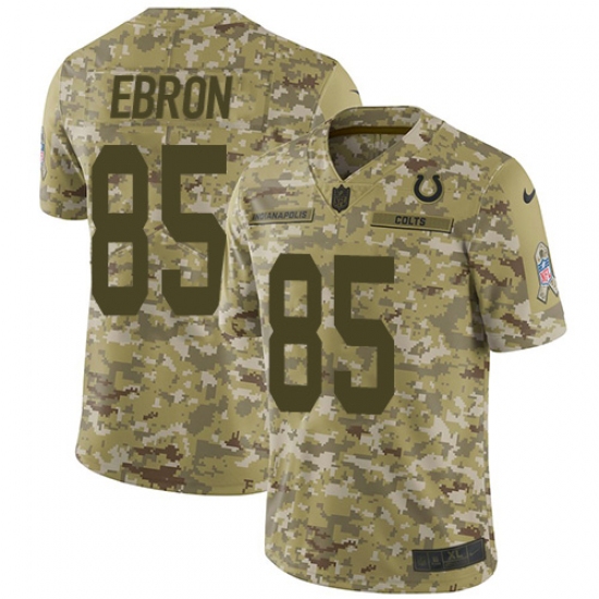 Men's Nike Indianapolis Colts #85 Eric Ebron Limited Camo 2018 Salute to Service NFL Jersey - Ujersey