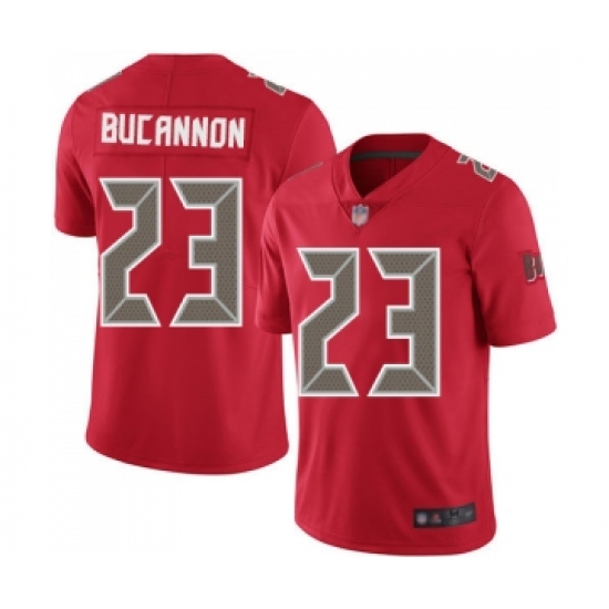 Men's Tampa Bay Buccaneers #23 Deone Bucannon Elite Red Rush Vapor Untouchable Football Jersey - Ujersey