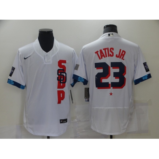 Men's San Diego Padres #23 Fernando Tatis Jr. Nike White 2021 MLB All-Star Game Authentic Jersey - Ujersey