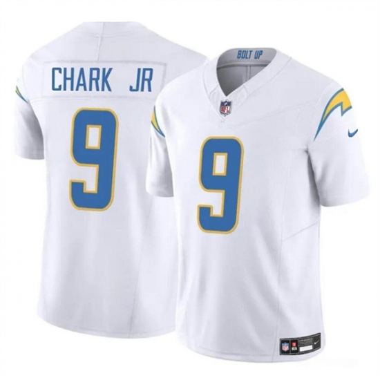 Men's Los Angeles Chargers #9 DJ Chark Jr White 2024 F.U.S.E. Vapor Limited Football Stitched Jersey - Ujersey