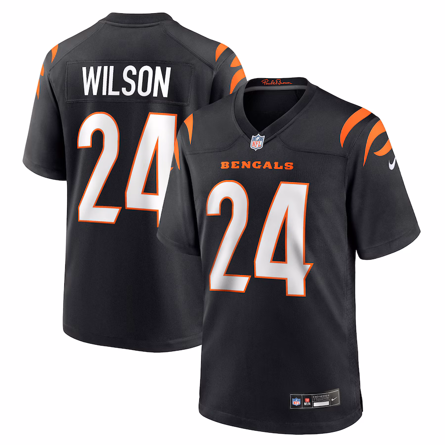Men's Cincinnati Bengals Marco Wilson Nike Black Team Game Jersey - Ujersey