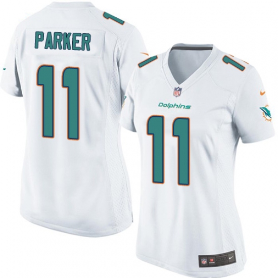 Women's Nike Miami Dolphins #11 DeVante Parker Game White NFL Jersey - Ujersey