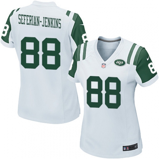 Women's Nike New York Jets #88 Austin Seferian-Jenkins Game White NFL Jersey - Ujersey