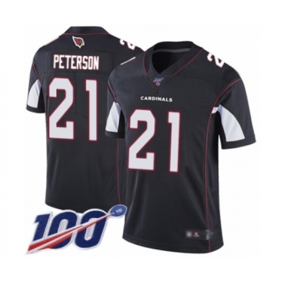 Men's Arizona Cardinals #21 Patrick Peterson Black Alternate Vapor Untouchable Limited Player 100th Season Football Jersey - Ujersey