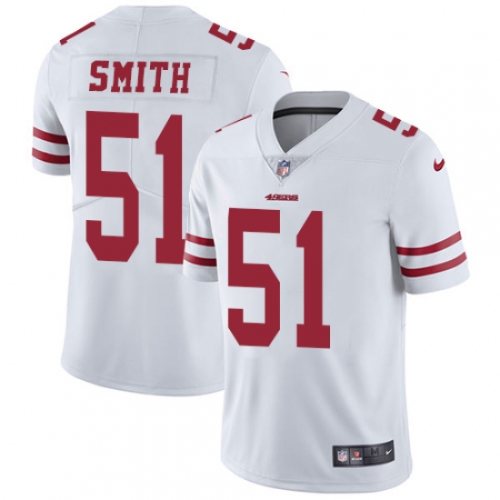 Youth Nike San Francisco 49ers #51 Malcolm Smith White Vapor Untouchable Limited Player NFL Jersey - Ujersey