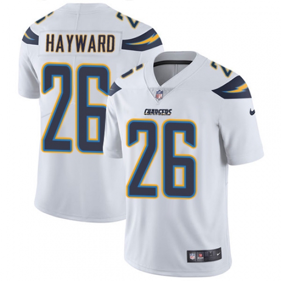 Youth Nike Los Angeles Chargers #26 Casey Hayward White Vapor Untouchable Limited Player NFL Jersey - Ujersey