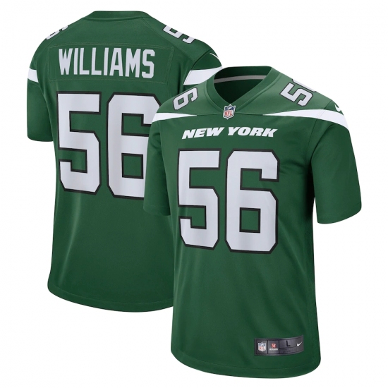 Men's New York Jets #56 Quincy Williams Nike Gotham Green Limited Jersey - Ujersey