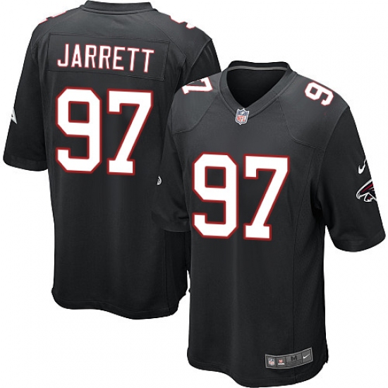 Men's Nike Atlanta Falcons #97 Grady Jarrett Game Black Alternate NFL Jersey - Ujersey