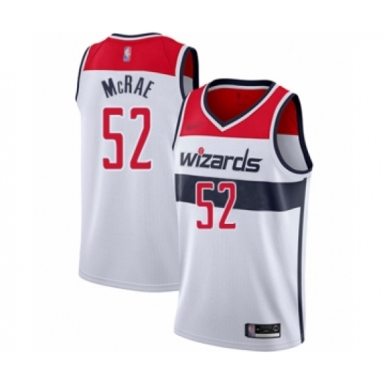 Youth Washington Wizards #52 Jordan McRae Swingman White Basketball Jersey - Association Edition - Ujersey