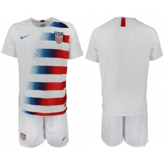USA Blank Home Soccer Country Jersey