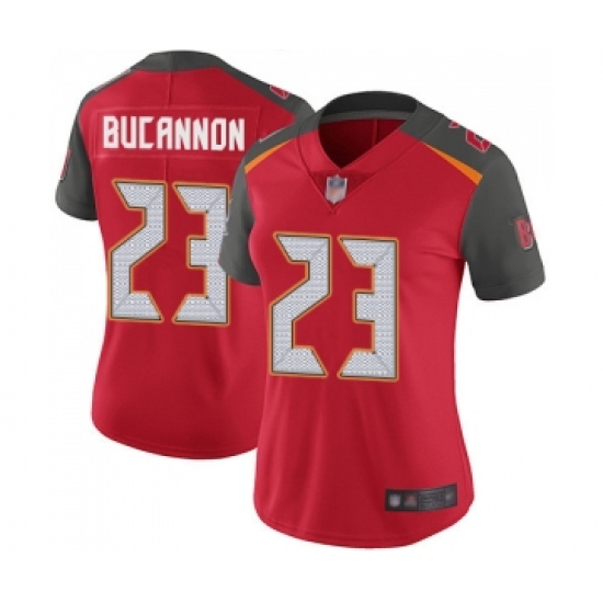 Women's Tampa Bay Buccaneers #23 Deone Bucannon Red Team Color Vapor Untouchable Limited Player Football Jersey - Ujersey