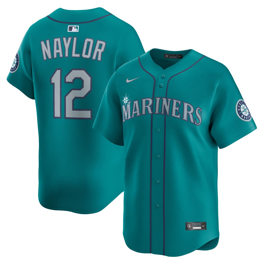 Men's Seattle Mariners Josh Naylor Nike Teal Alternate Limited Jersey - Ujersey