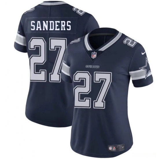 Women's Dallas Cowboys #27 Miles Sanders Navy 2025 Vapor Untouchable Limited Football Stitched Jersey(Run Small) - Ujersey