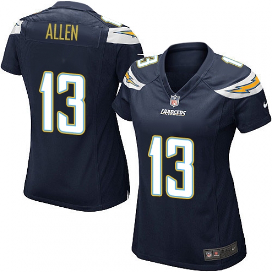 Women's Nike Los Angeles Chargers #13 Keenan Allen Game Navy Blue Team Color NFL Jersey - Ujersey