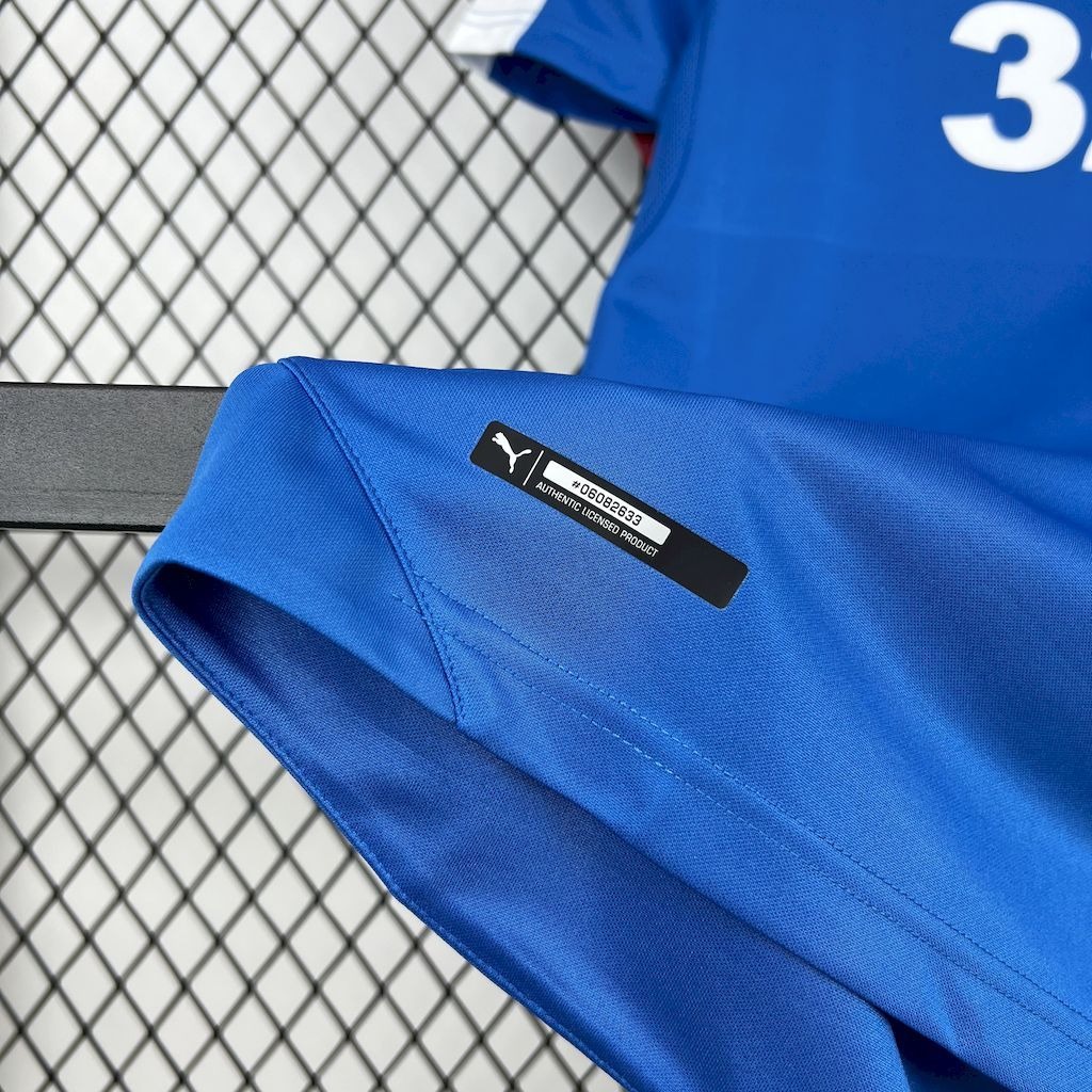 Rangers FC Retro Soccer Jersey Home Custom Shirt 2015-16 - ujerseystore
