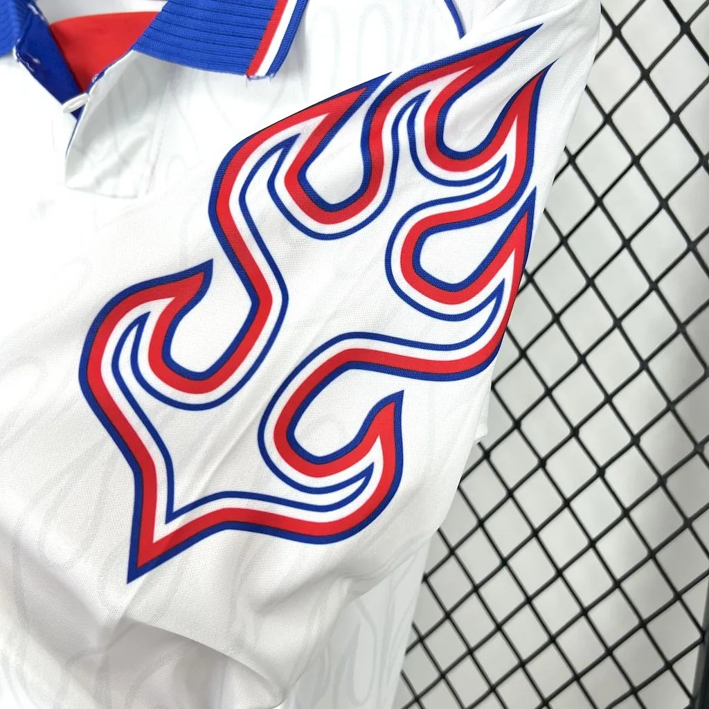 Japan Retro Soccer Jersey Away Custom Long Sleeve Shirt 1998 - ujerseystore